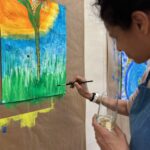 Genieße es, in Ruhe zu malen!